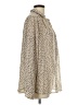 Hayden 100% Polyester Polka Dots Ivory Long Sleeve Blouse Size L - photo 4