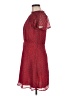 Ann Taylor LOFT 100% Polyester Tweed Red Casual Dress Size 8 Petite - photo 5