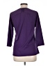 lucy Purple 3/4 Sleeve Top Size 10 - photo 2