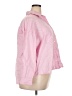 Old Navy 100% Cotton Pink 3/4 Sleeve Button-Down Shirt Size 2X - photo 4