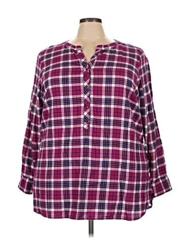 Lands' End 3/4 Sleeve Blouse (view 1)