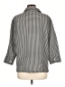 White Stag Houndstooth Black 3/4 Sleeve Blouse Size L - photo 2