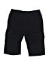 Tea 100% Cotton Solid Black Cargo Shorts Size 8 - photo 2