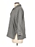 White Stag Houndstooth Black 3/4 Sleeve Blouse Size L - photo 5