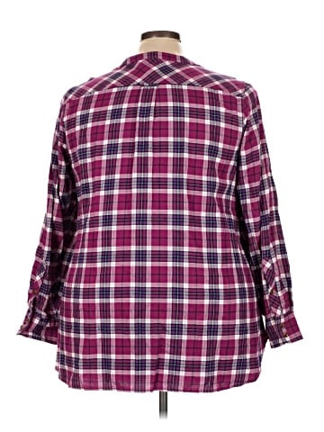 Lands' End 3/4 Sleeve Blouse (view 2)