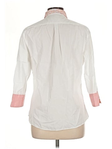 Pearly Vine 3/4 Sleeve Button-Down Shirt (view 2)
