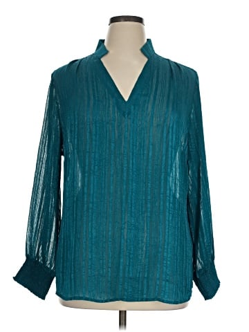 Soft Surroundings Long Sleeve Blouse (view 1)