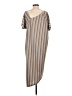 Umgee Stripes Tan Casual Dress Size S - photo 2