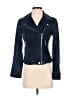 BCBGeneration 100% Leather Blue Leather Jacket Size XS - photo 1