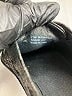 FRYE 100% Leather Metallic Gray Black Flats Size 7 1/2 - photo 4