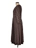 Max Studio Houndstooth Brown Casual Dress Size L - photo 5