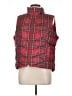 Lands' End 100% Polyester Plaid Red Vest Size L (petite) - photo 1