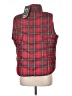 Lands' End 100% Polyester Plaid Red Vest Size L (petite) - photo 2