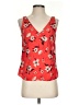 Rebecca Taylor Red Sleeveless Blouse Size S - photo 1