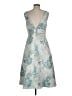 Aidan Mattox Silver Cocktail Dress Size 8 - photo 2