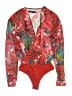 Missguided 100% Polyester Red Bodysuit Size 4 - photo 1