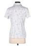 Nike 100% Polyester Stars White Short Sleeve Blouse Size M - photo 2