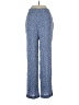 Be Cool 100% Rayon Chevron-herringbone Blue Casual Pants Size S - photo 2