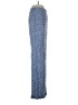 Be Cool 100% Rayon Chevron-herringbone Blue Casual Pants Size S - photo 4