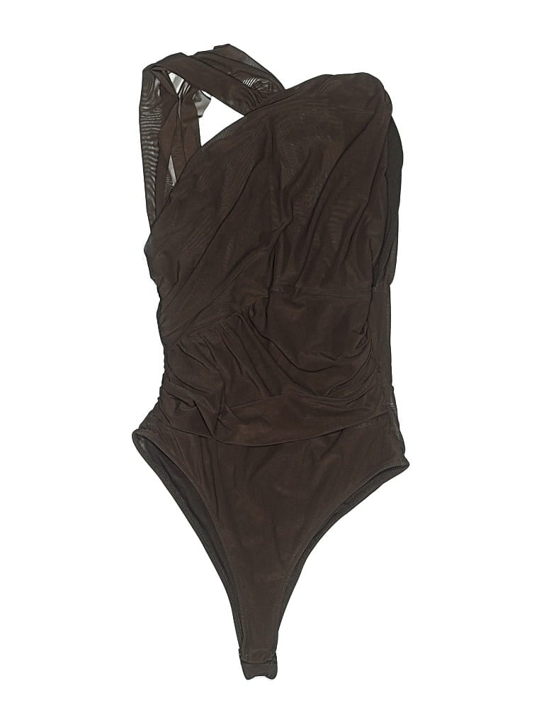 Pre-owned Zara Bodysuit In Brown
