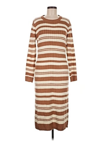 Line & Dot Casual Dress (view 1)