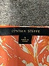 Cynthia Steffe 100% Polyester Orange Short Sleeve Blouse Size S - photo 7