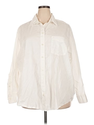 Gap Long Sleeve Button-Down Shirt (view 1)