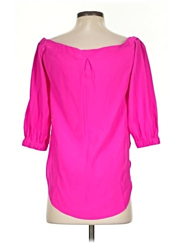Amanda Uprichard 3/4 Sleeve Silk Top (view 2)