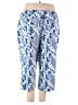 Intro Print Blue Casual Pants Size 24W - photo 2