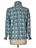 CK Bradley New York 100% Polyester Blue Long Sleeve Blouse Size L - photo 2