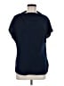 Trina Turk Blue Short Sleeve Blouse Size M - photo 1