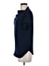 Trina Turk Blue Short Sleeve Blouse Size M - photo 5