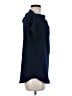 Trina Turk Blue Short Sleeve Blouse Size M - photo 4
