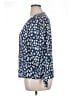 Madewell 100% Viscose Blue 3/4 Sleeve Blouse Size XL - photo 5
