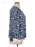 Madewell 100% Viscose Blue 3/4 Sleeve Blouse Size XL - photo 4