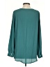Love 21 100% Polyester Teal Long Sleeve Blouse Size S - photo 2