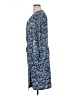 Kasper Print Blue Casual Dress Size XL - photo 5