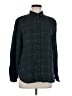 J.Crew 100% Viscose Plaid Green Long Sleeve Button-Down Shirt Size M - photo 1