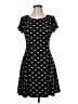 Maison Jules Hearts Black Casual Dress Size M - photo 1
