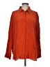 Babaton 100% Silk Orange Long Sleeve Silk Top Size L - photo 1