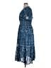 J Gee Paisley Blue Casual Dress Size XL - photo 5
