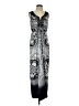 One World Graphic Gray Casual Dress Size S - photo 1