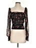Mi ami Black 3/4 Sleeve Blouse Size S - photo 1