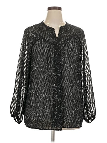 Bobeau Long Sleeve Blouse (view 1)