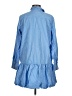 Free Assembly 100% Cotton Blue Long Sleeve Button-Down Shirt Size M - photo 2