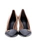 Tory Burch 100% Leather Color Block Tan Heels Size 8 - photo 2