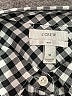 J.Crew Houndstooth Black Long Sleeve Button-Down Shirt Size 12 - photo 7