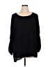 Umgee 100% Polyester Black 3/4 Sleeve Blouse Size 1X - photo 1
