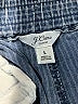 J.Crew 100% Lyocell Chevron-herringbone Blue Denim Shorts Size L - photo 3