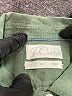 J.Crew 100% Linen Green Long Sleeve Button-Down Shirt Size 10 - photo 7